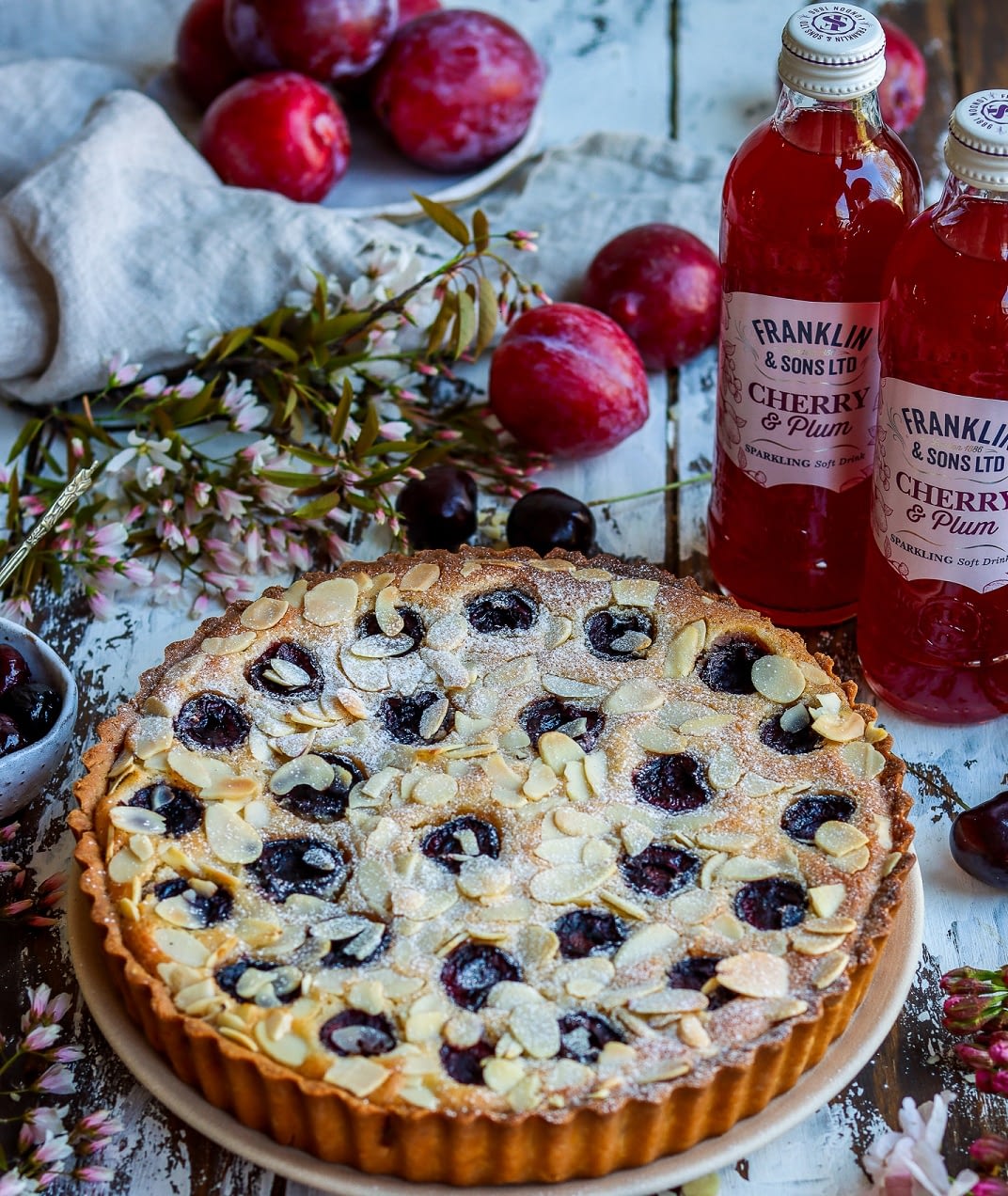 sour Cherry Bakewell Tart By Candice Brown